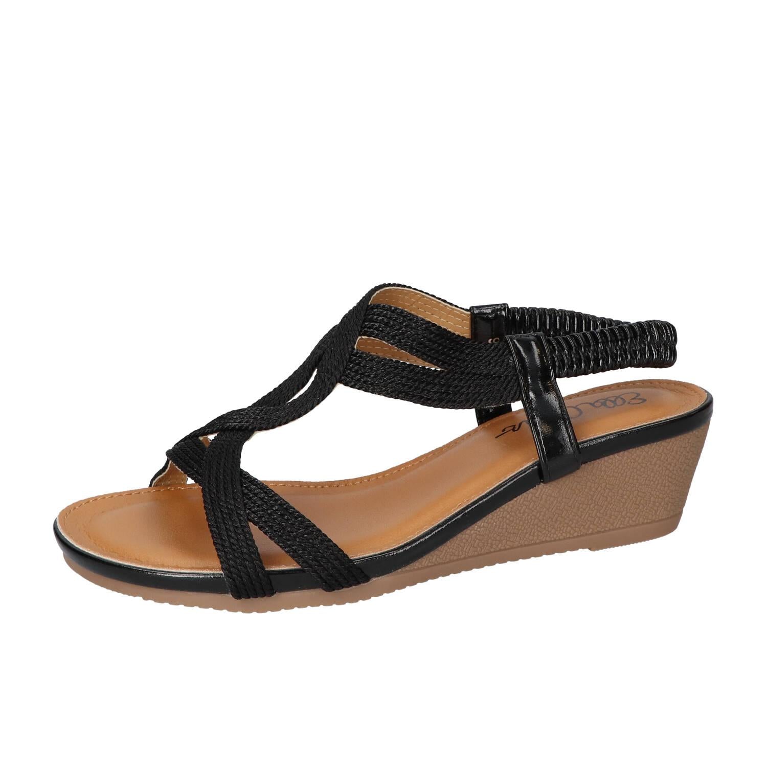 Sandalen, Zwart
