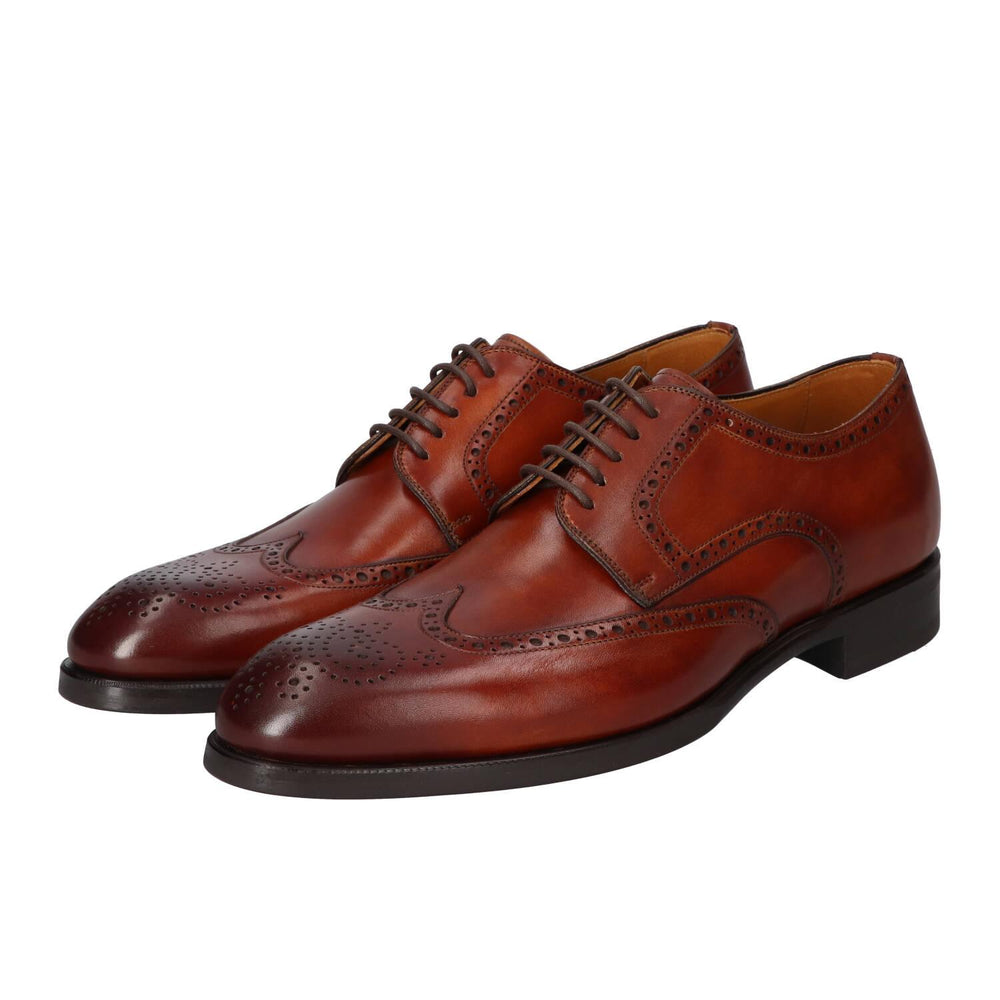 Veterschoenen, Cognac