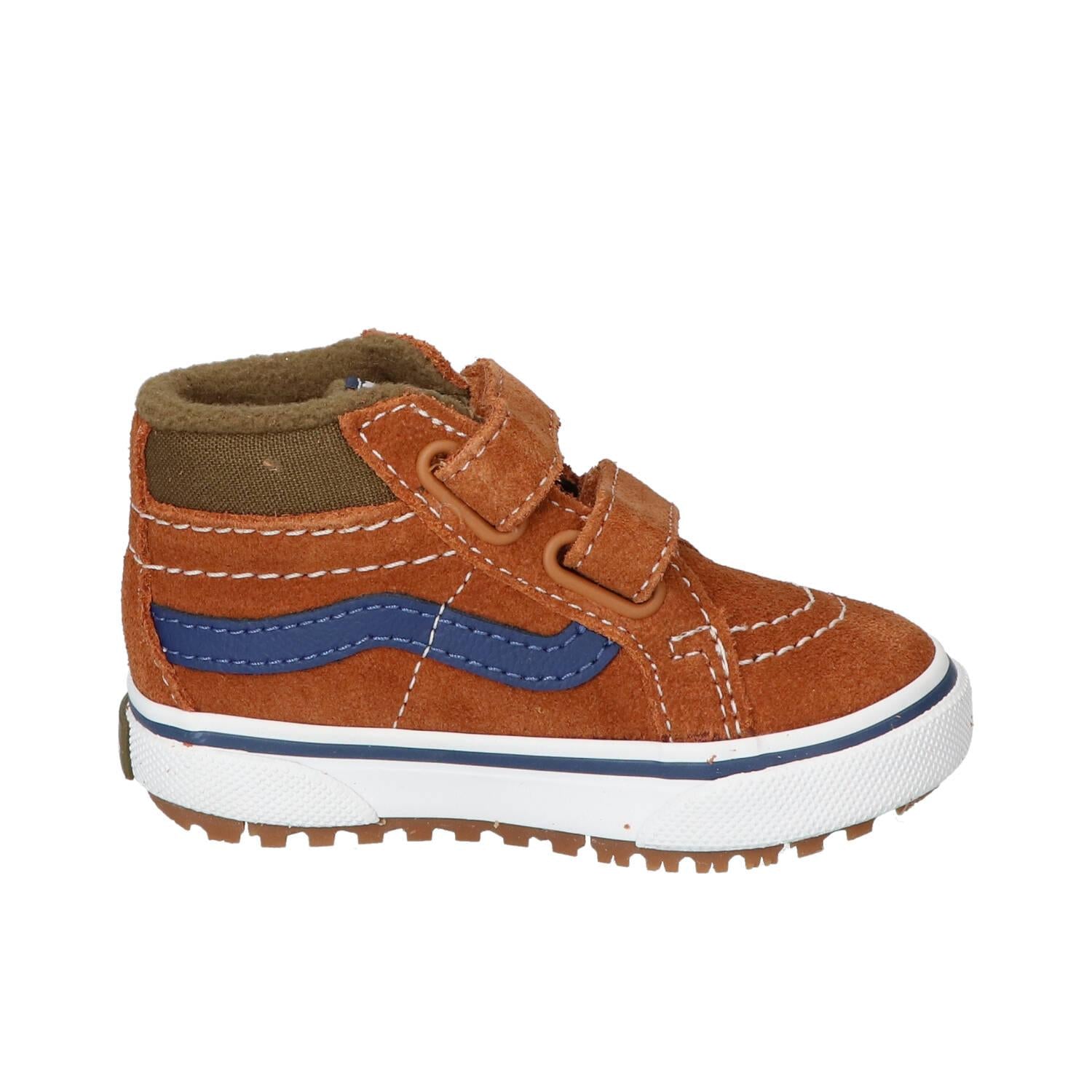 Baskets Velcro, Cognac