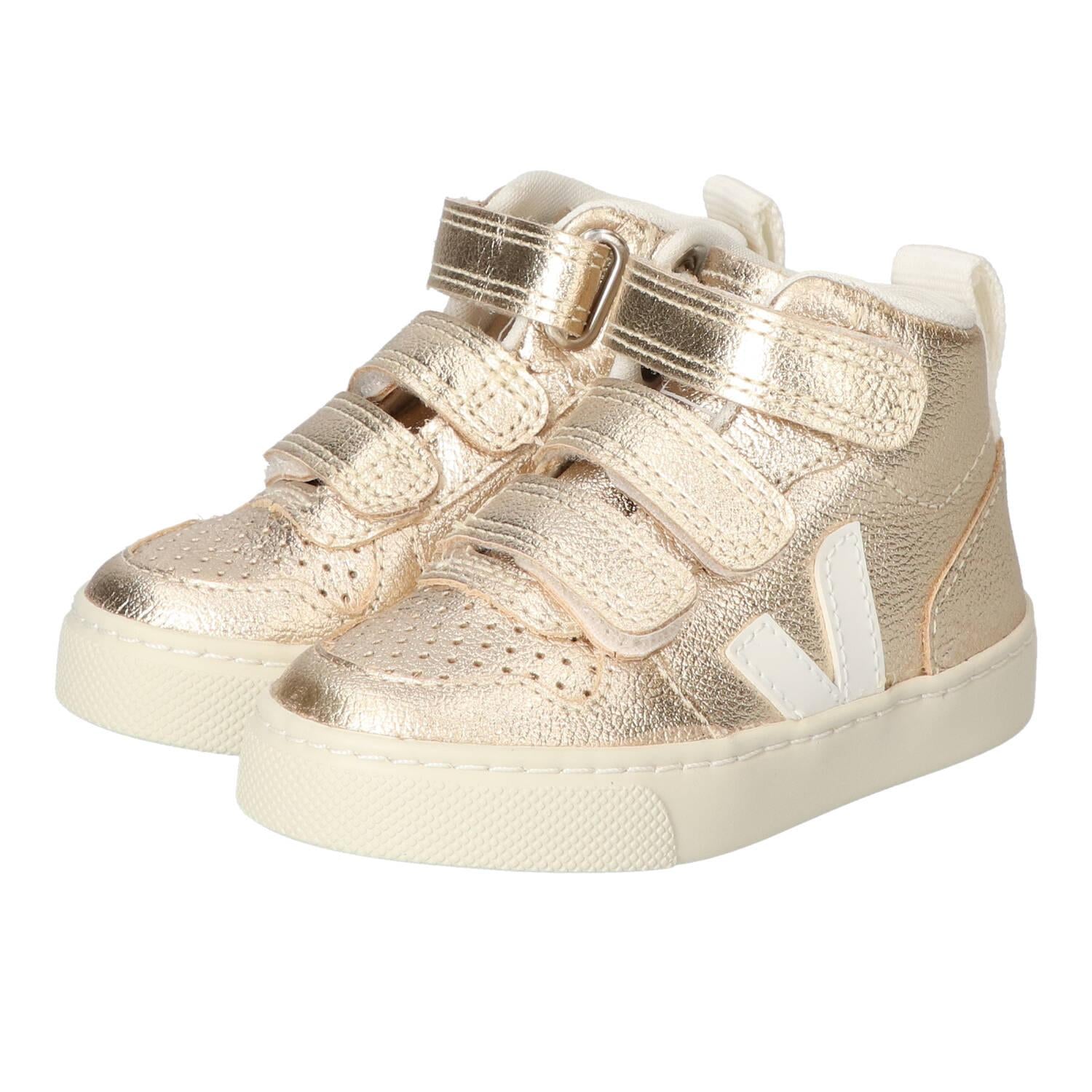 Sneakers Velcro, Goud