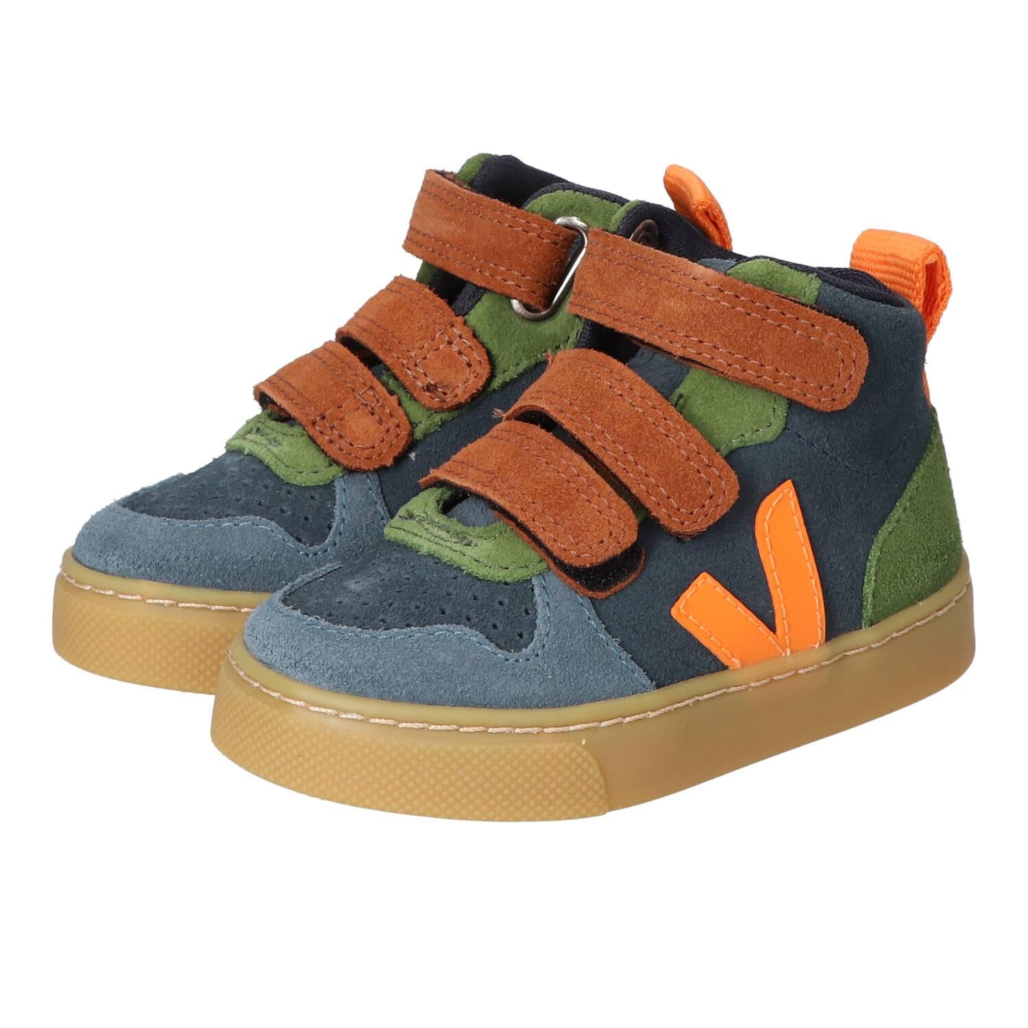 Baskets Velcro, multicolore