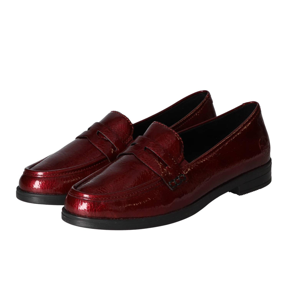 Chaussures à enfiler, Rouge