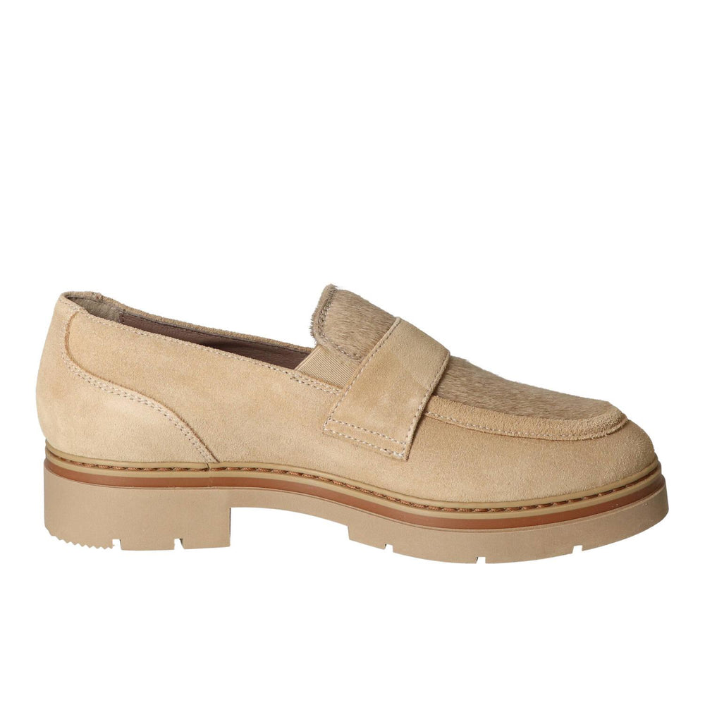 Chaussures à enfiler, Beige clair