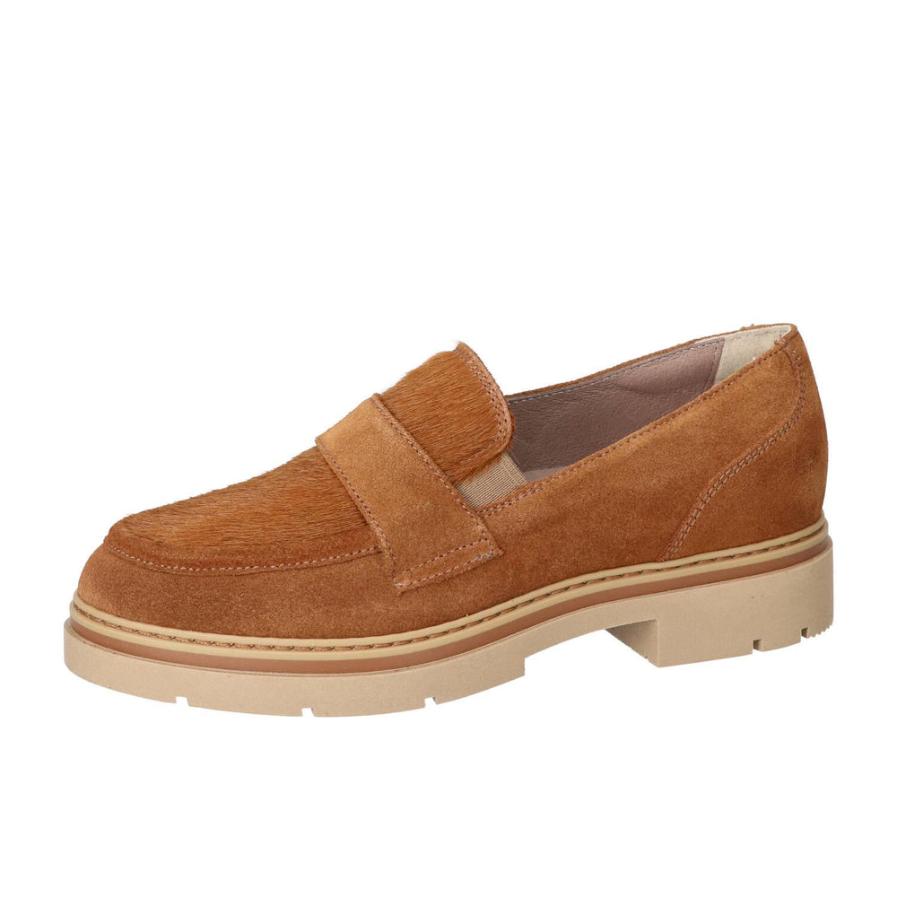 Chaussures à enfiler, Cognac