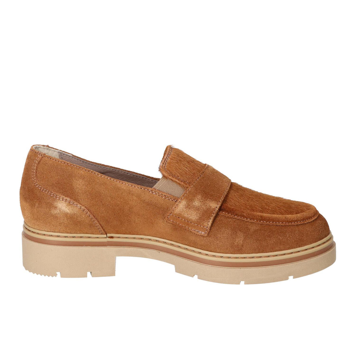 Chaussures à enfiler, Cognac