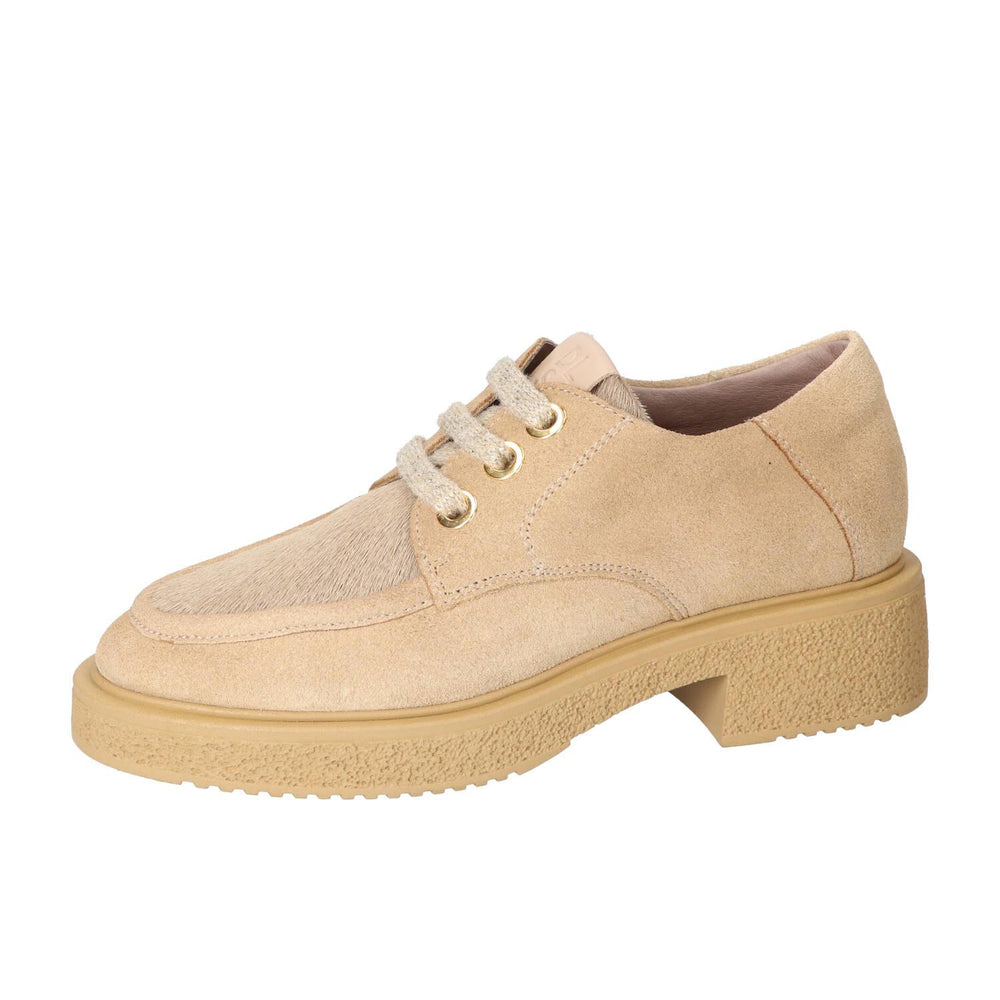 Chaussures à lacets, Beige clair