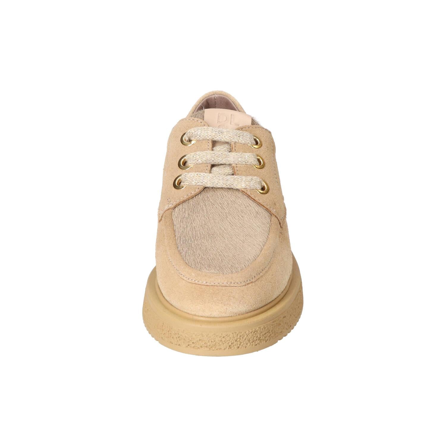 Veterschoenen, Lichtbeige