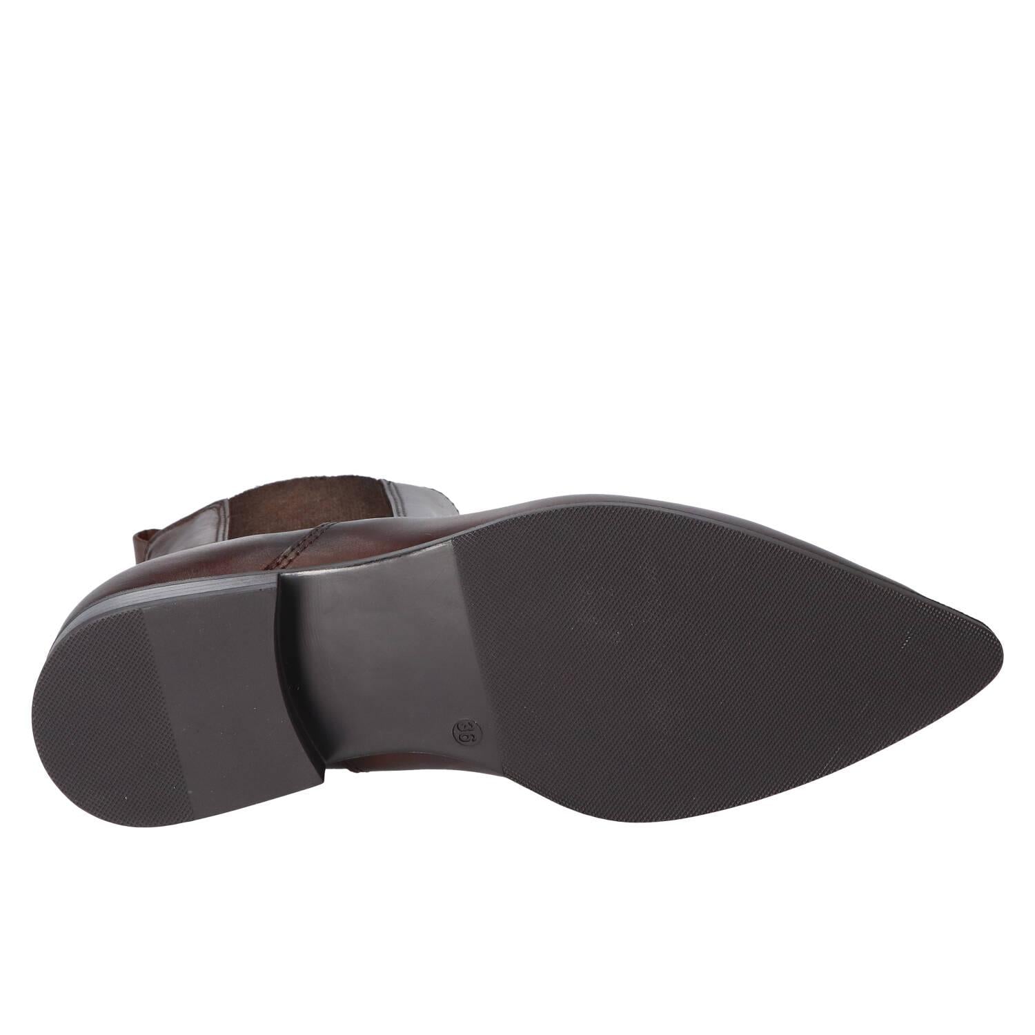 Bottines, marron foncé
