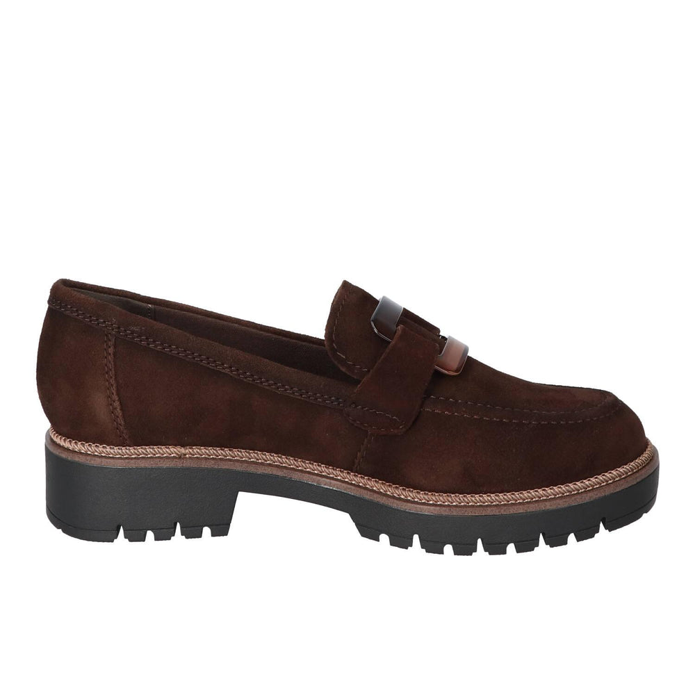 Chaussures à enfiler, Marron foncé