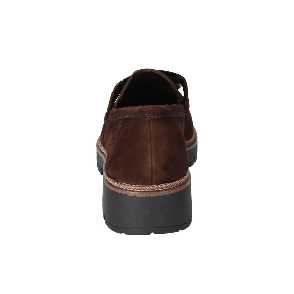 Chaussures à enfiler, Marron foncé