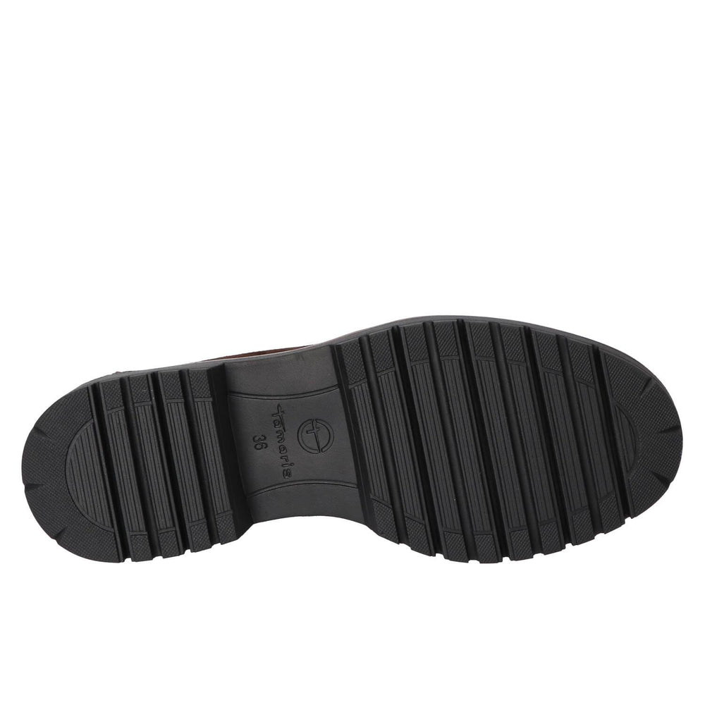 Chaussures à enfiler, Marron foncé