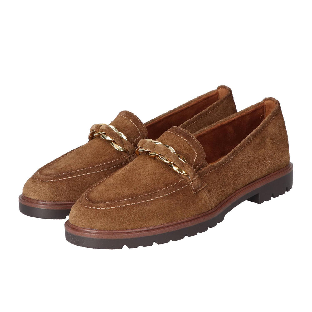 Chaussures à enfiler, Cognac