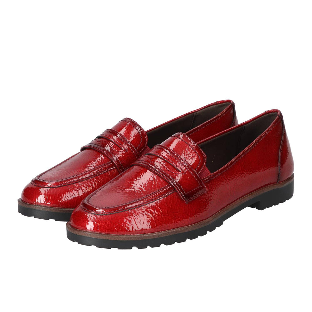 Chaussures à enfiler, Rouge