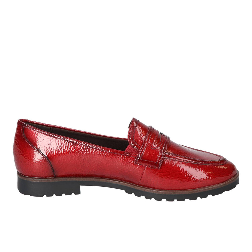 Chaussures à enfiler, Rouge