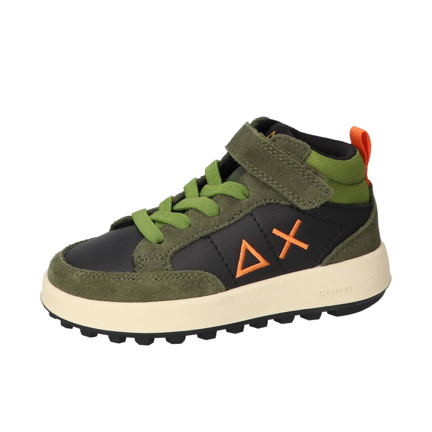 Baskets Velcro, Vert
