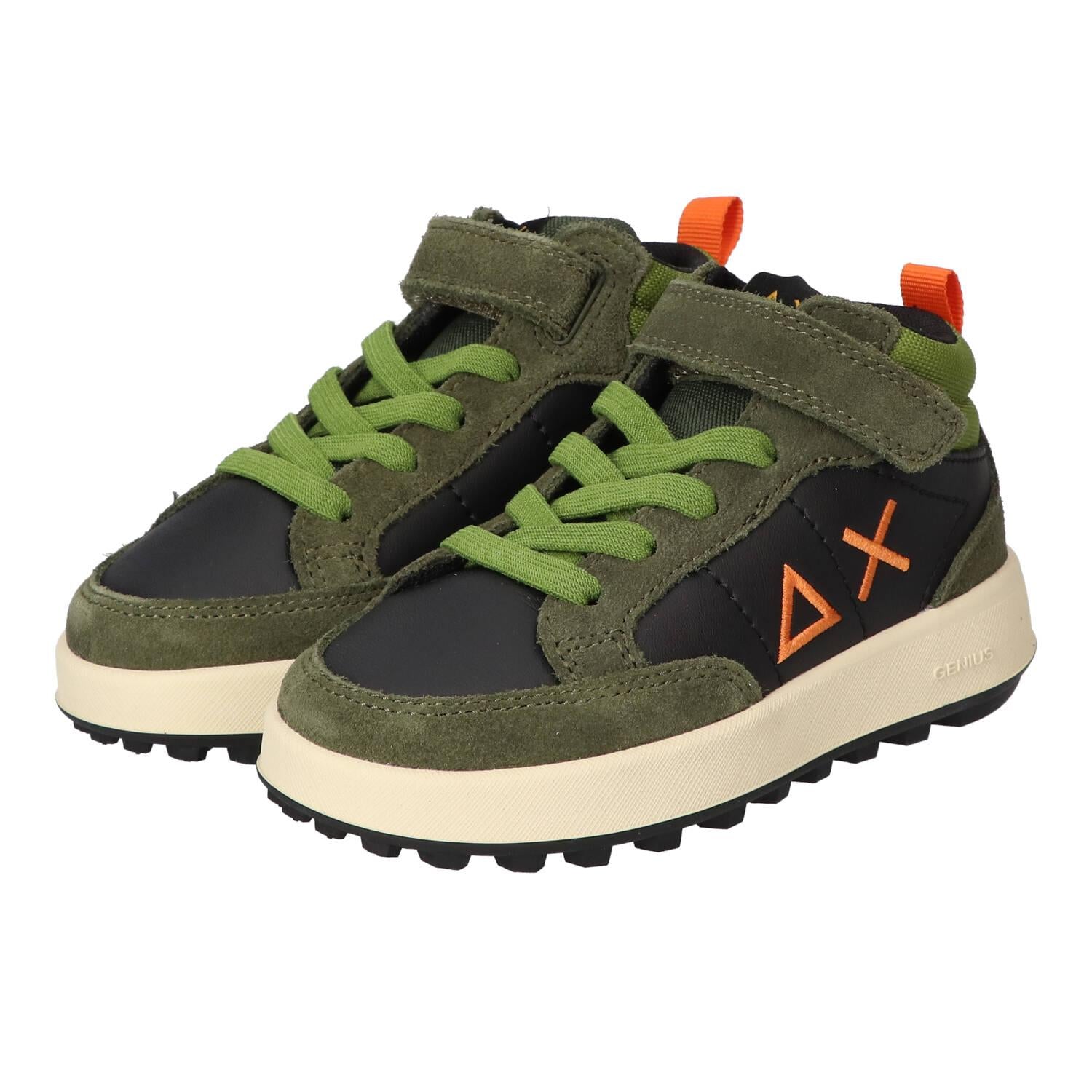 Baskets Velcro, Vert