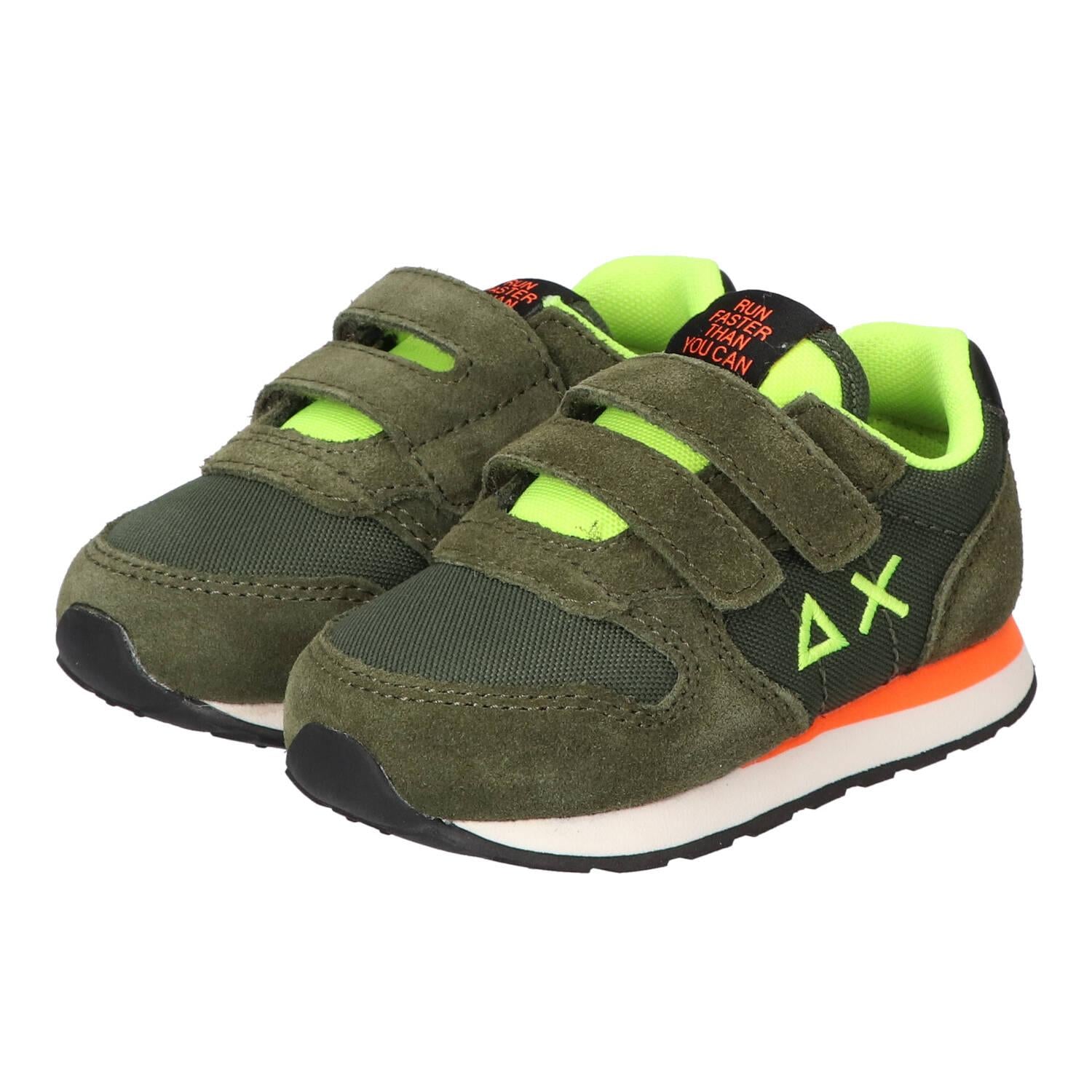 Baskets Velcro, Vert