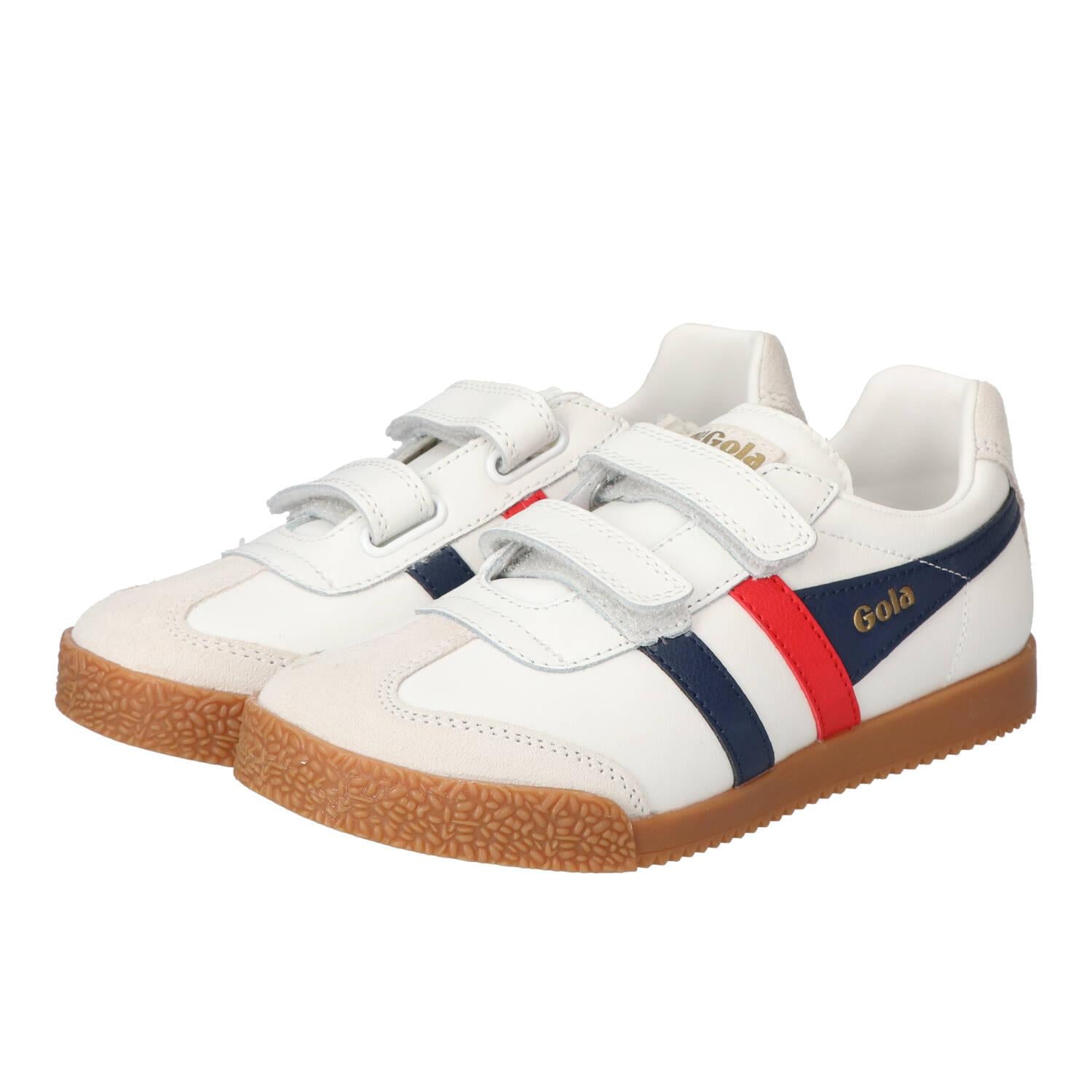Baskets Velcro, blanc