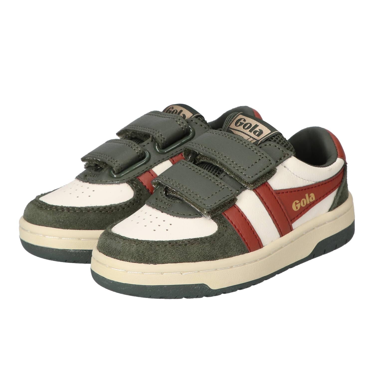 Baskets Velcro, Vert