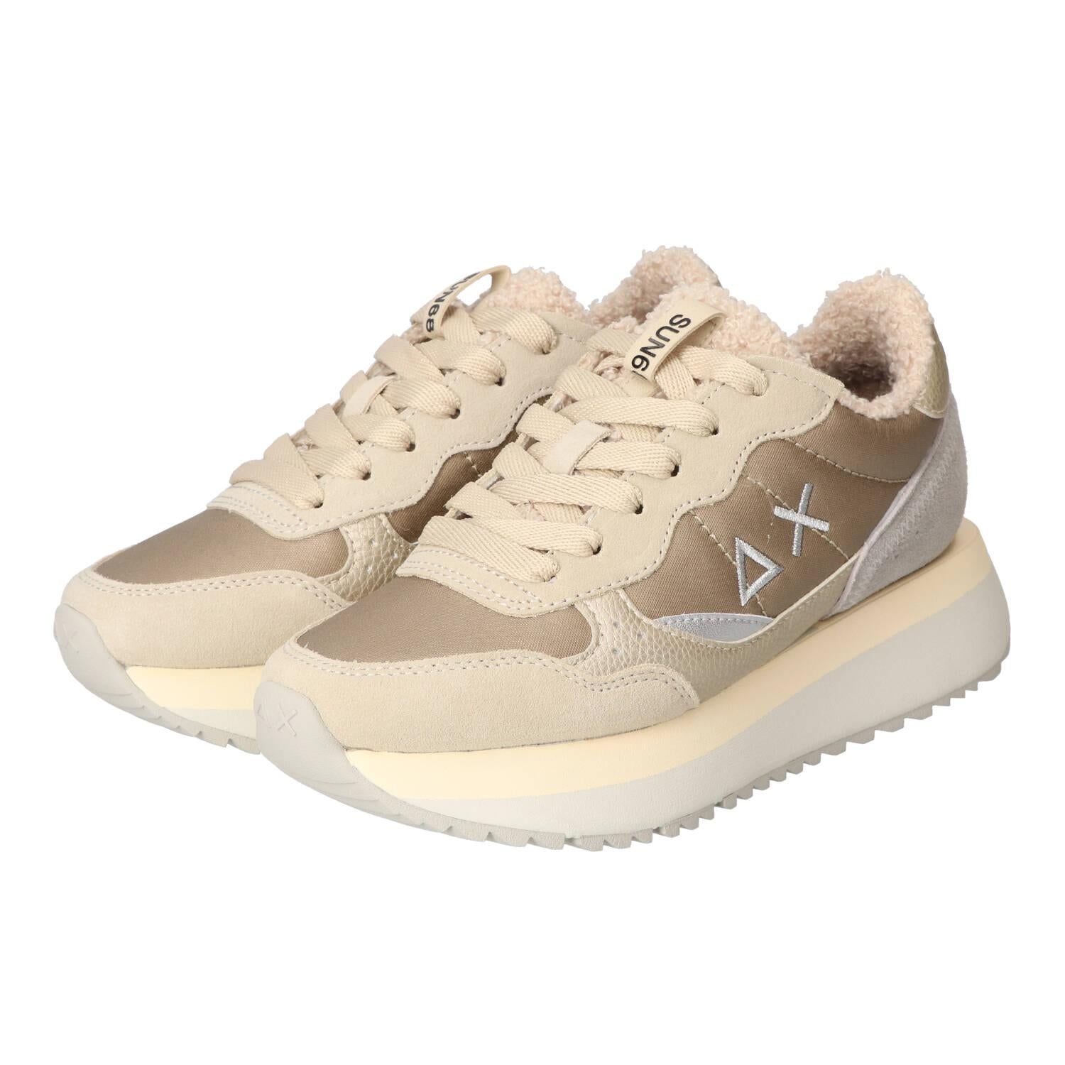 Baskets, blanc cassé