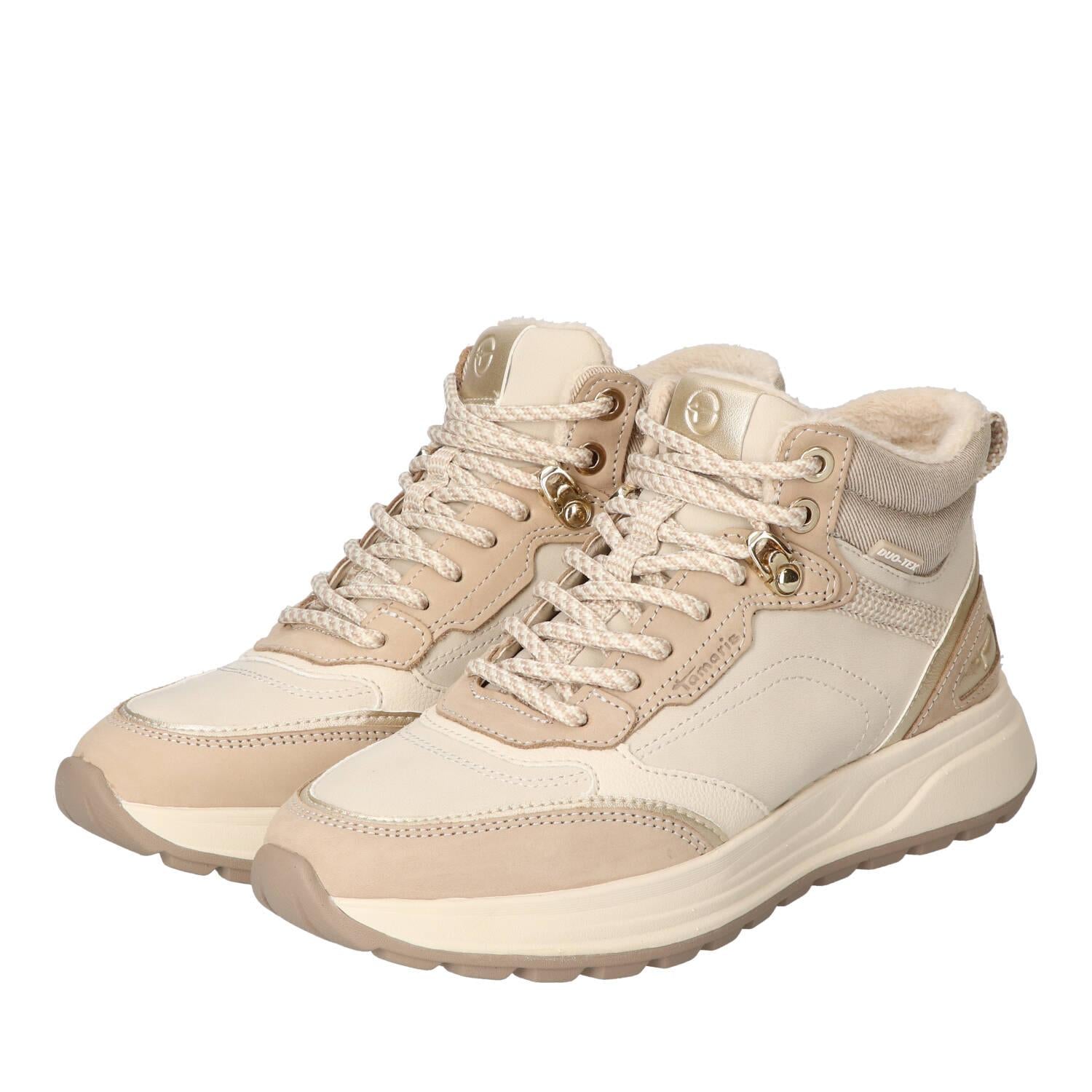 Bottines, Beige Clair
