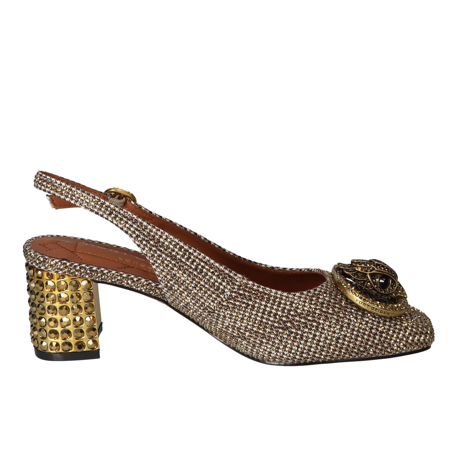 Slingback, beige clair