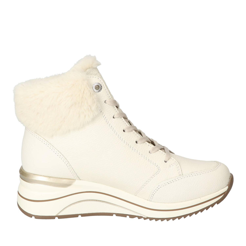 Bottines, blanc cassé