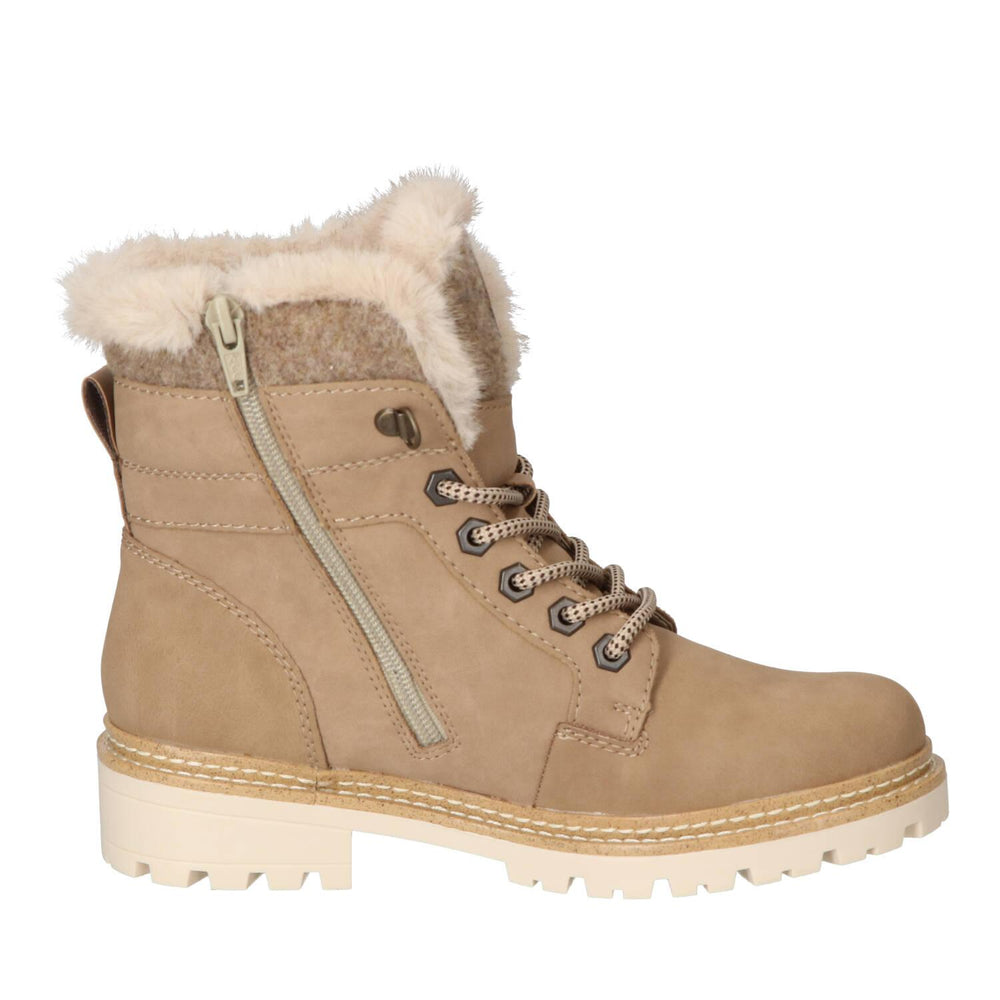 Booties, Taupe