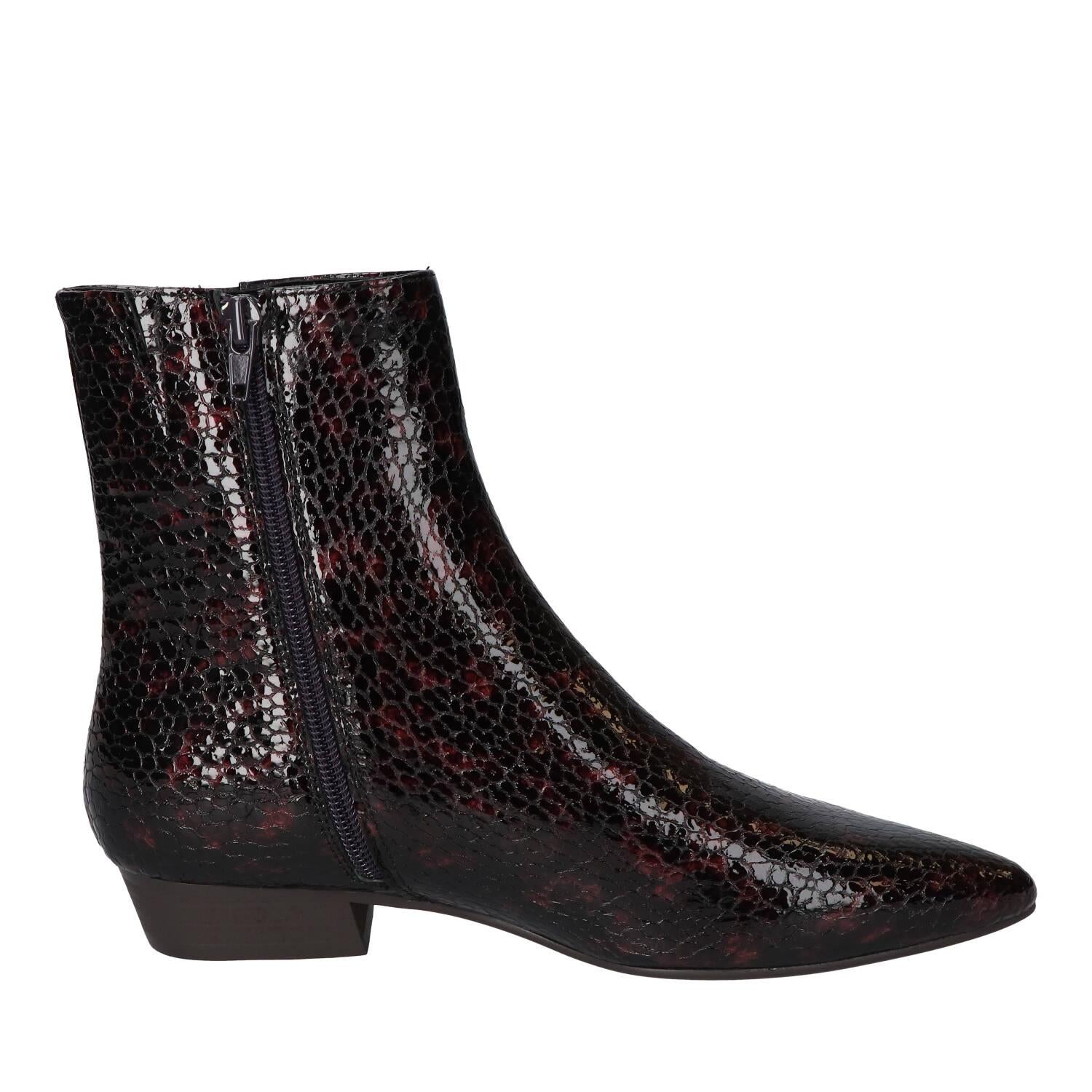Bottines, Bordeaux