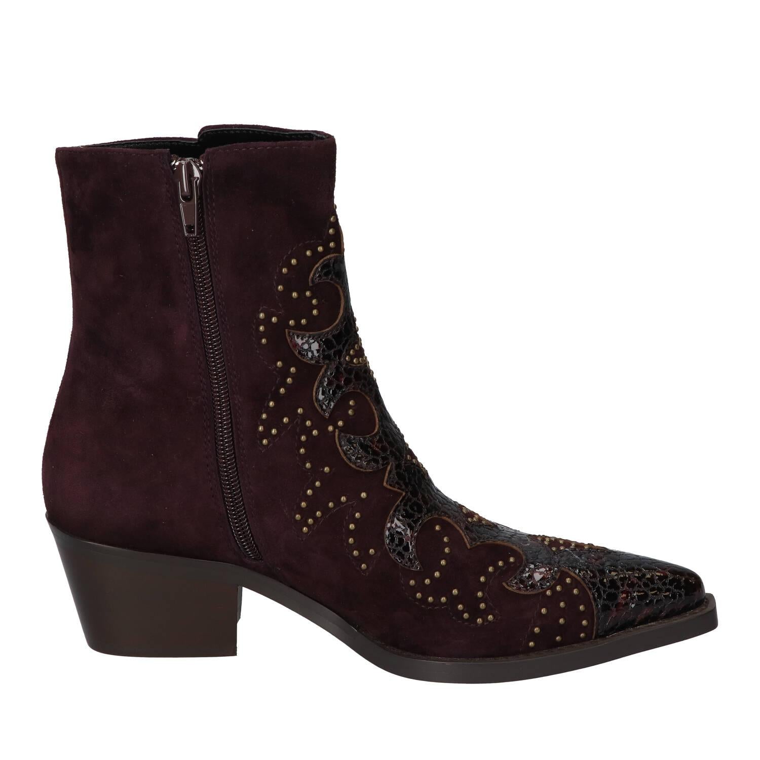 Bottines, Bordeaux