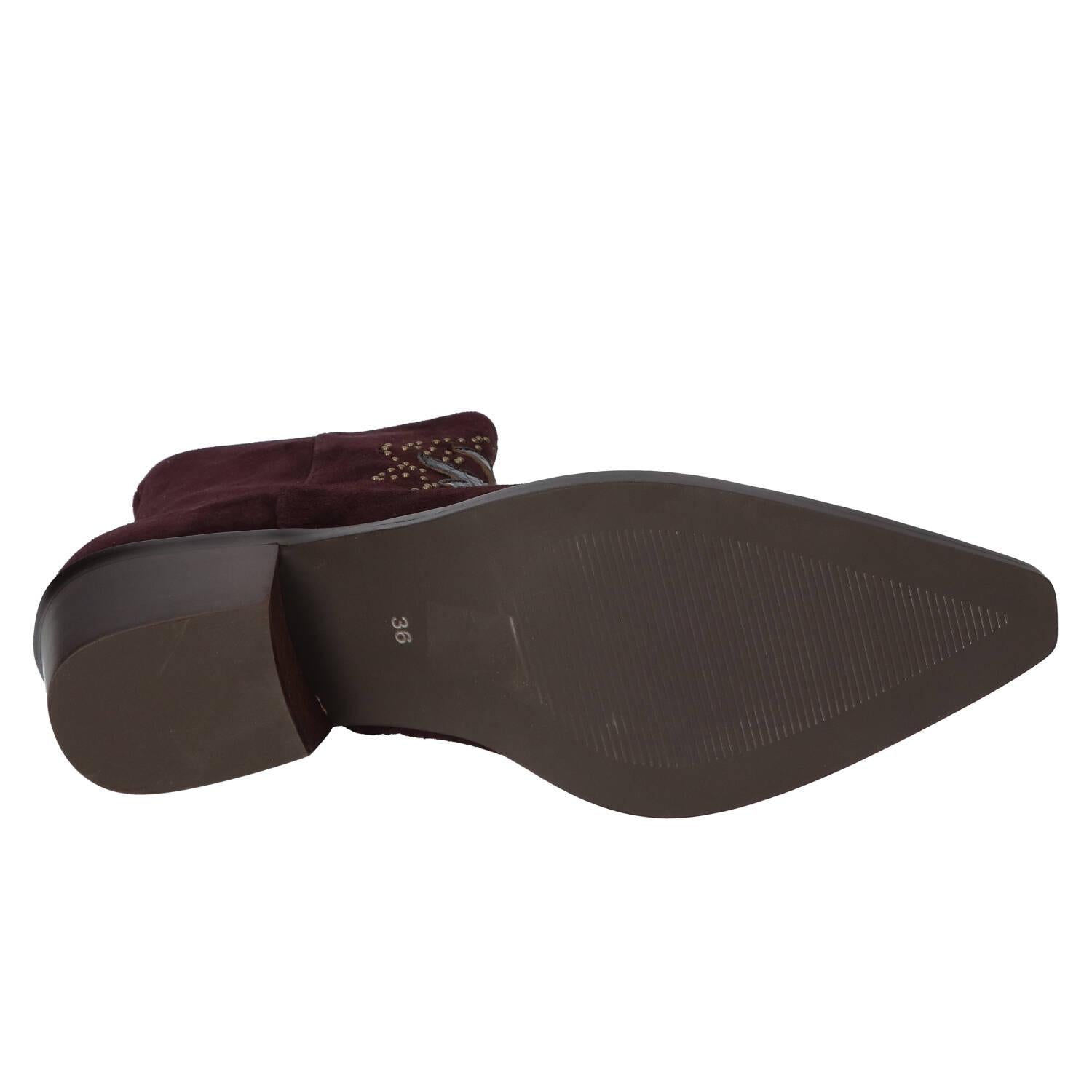 Bottines, Bordeaux