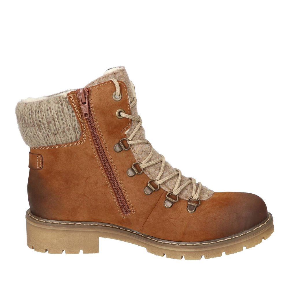 Booties, Cognac