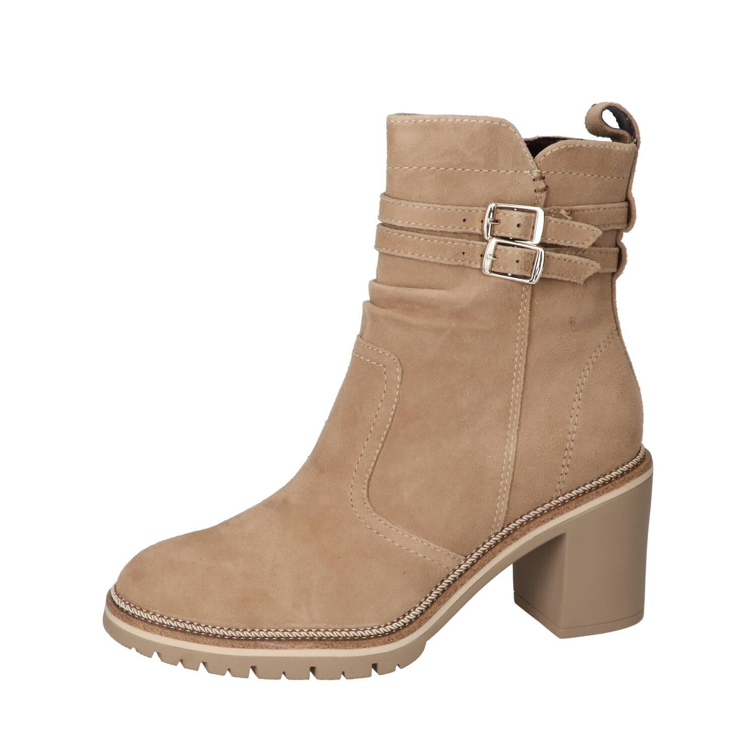 Bottines, Beige Clair