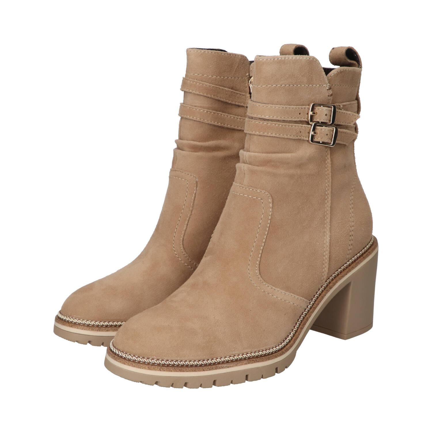 Bottines, Beige Clair
