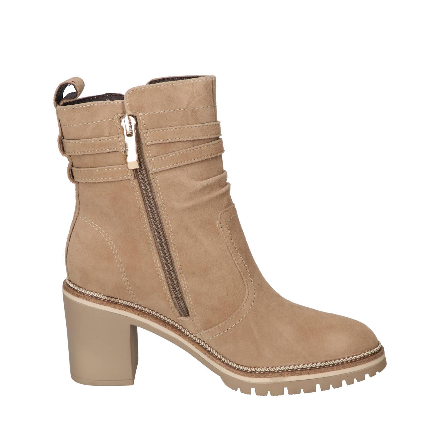 Bottines, Beige Clair