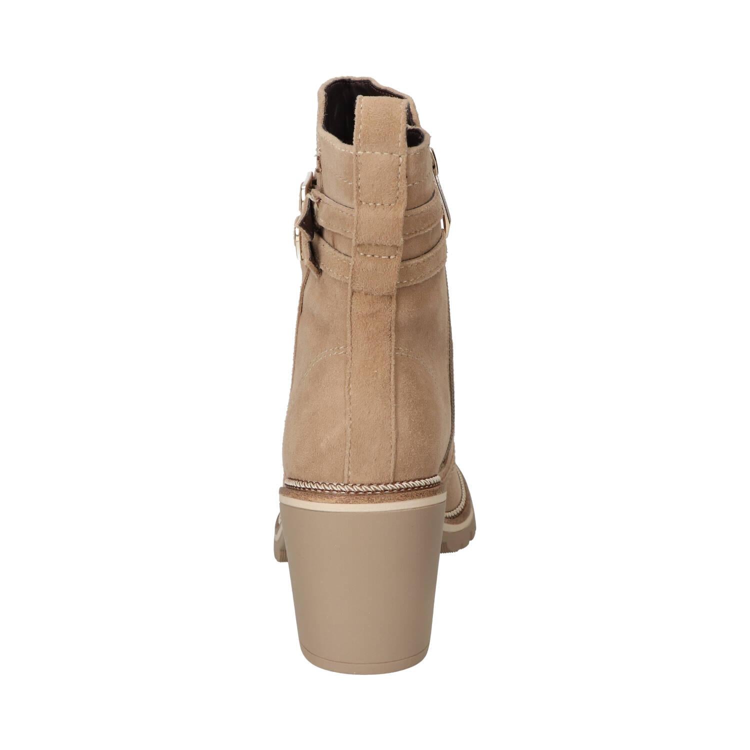 Bottines, Beige Clair
