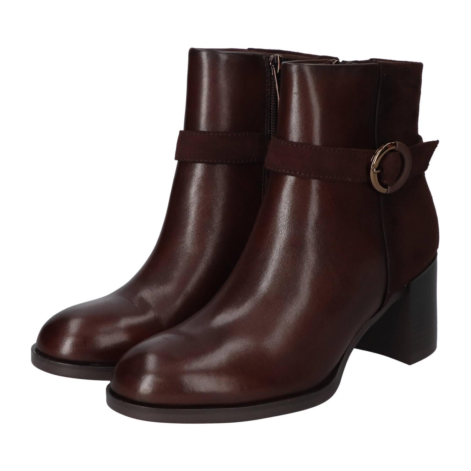 Bottines, marron foncé
