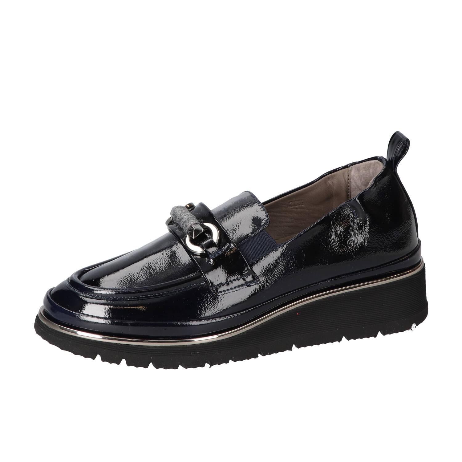 Chaussures à enfiler, Bleu