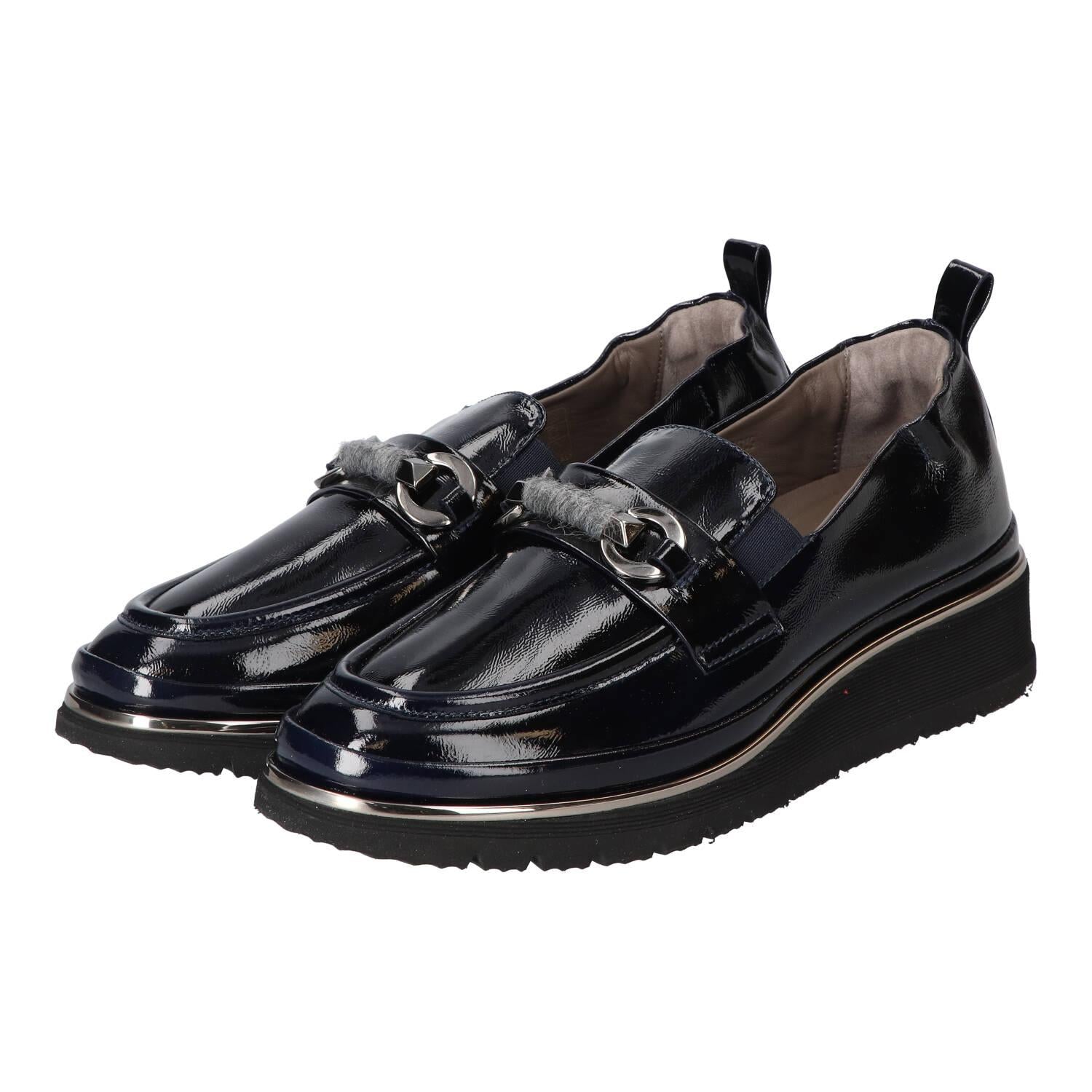 Chaussures à enfiler, Bleu