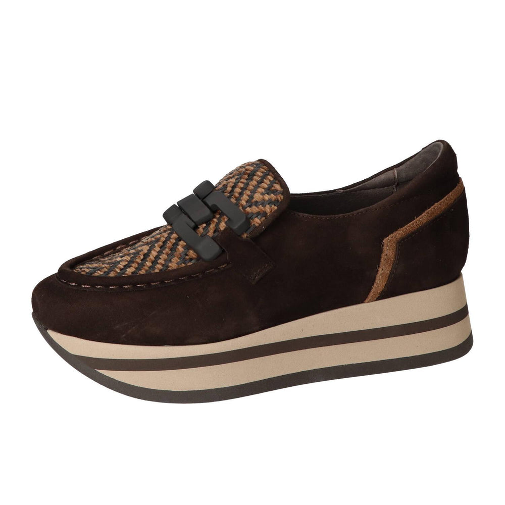 Chaussures à enfiler, Marron foncé
