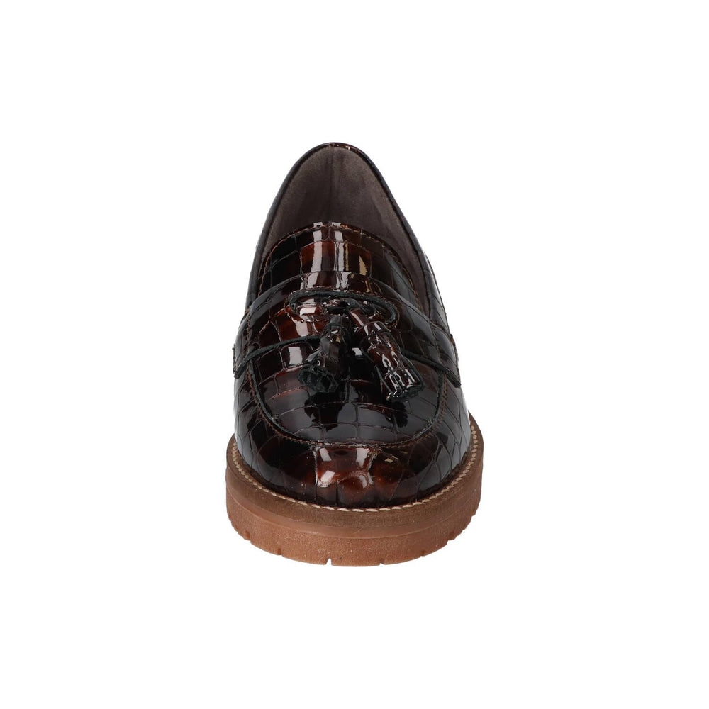 Chaussures à enfiler, Marron foncé