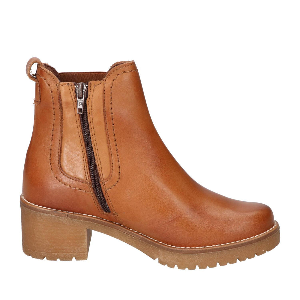 Booties, Cognac