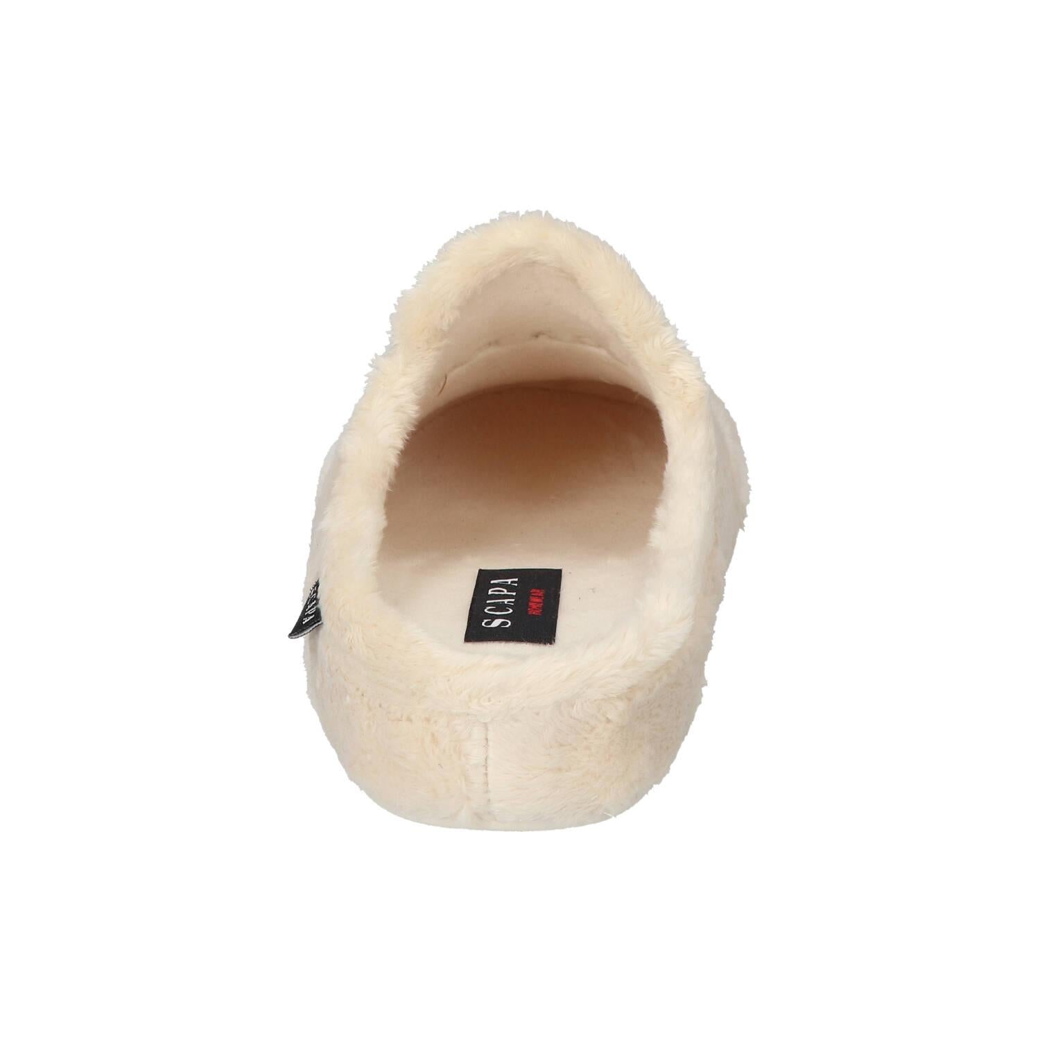 Chaussons, blanc cassé