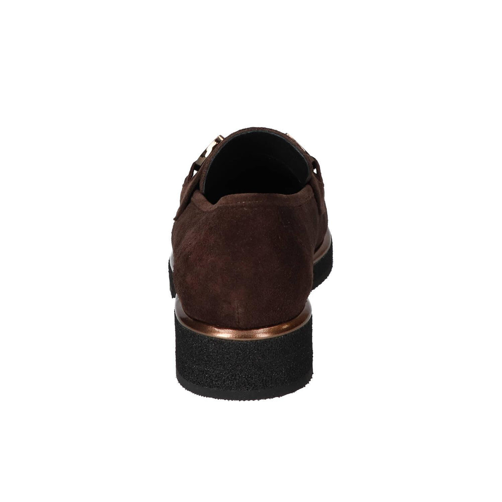 Chaussures à enfiler, Marron foncé