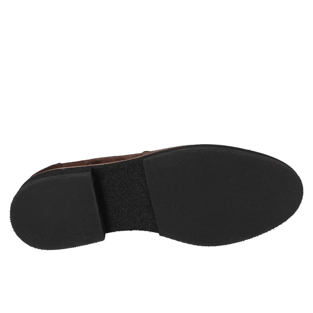 Chaussures à enfiler, Marron foncé