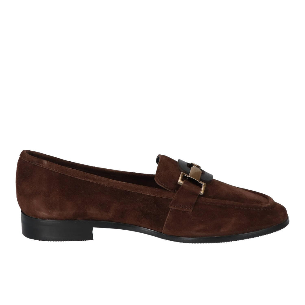 Chaussures à enfiler, Marron foncé