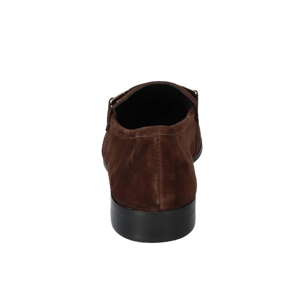 Chaussures à enfiler, Marron foncé
