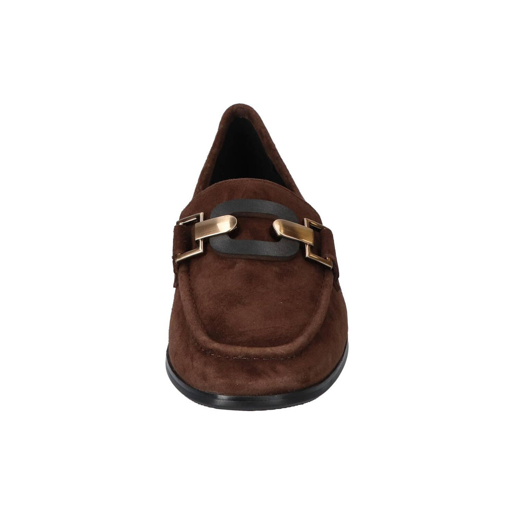 Chaussures à enfiler, Marron foncé