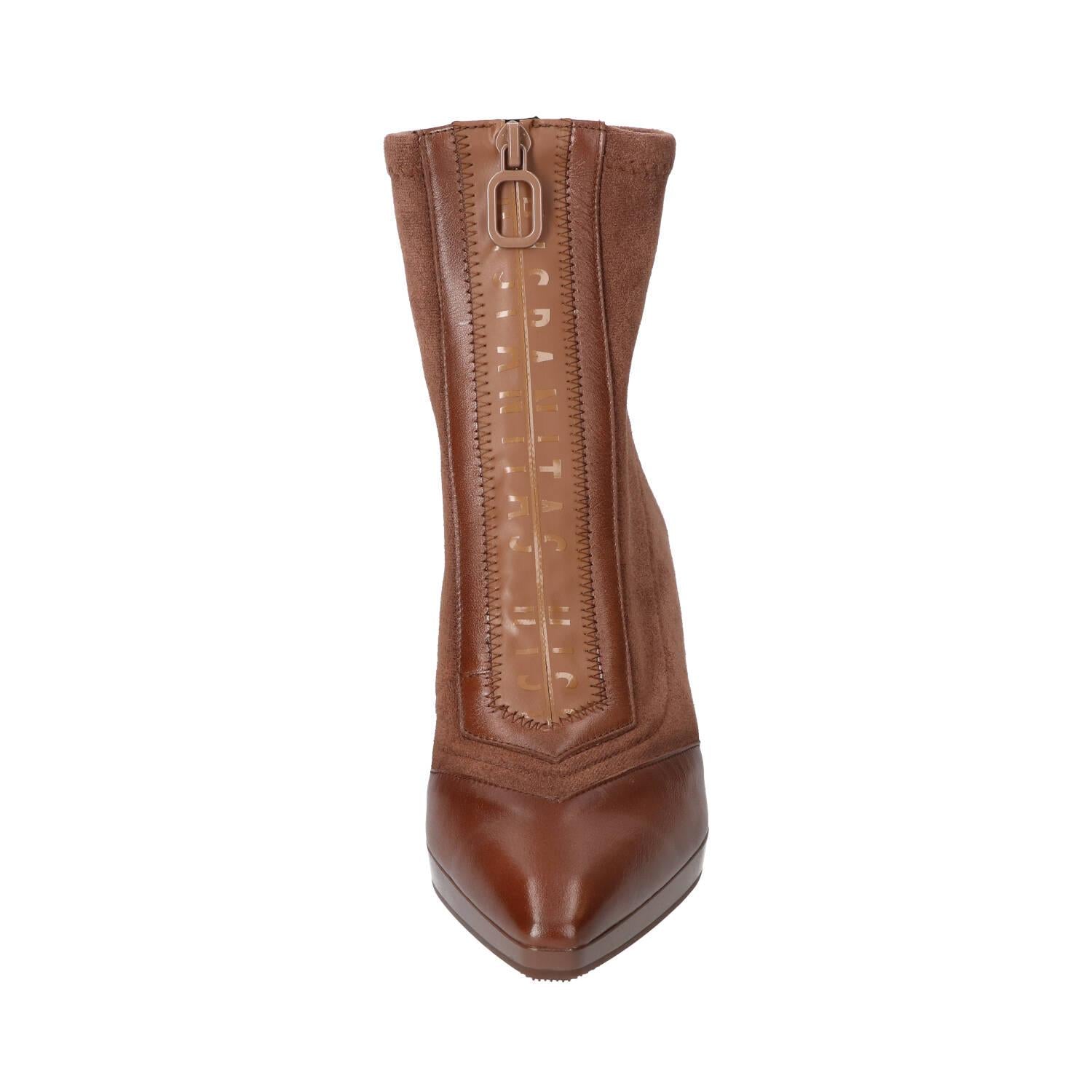 Bottines, marron foncé