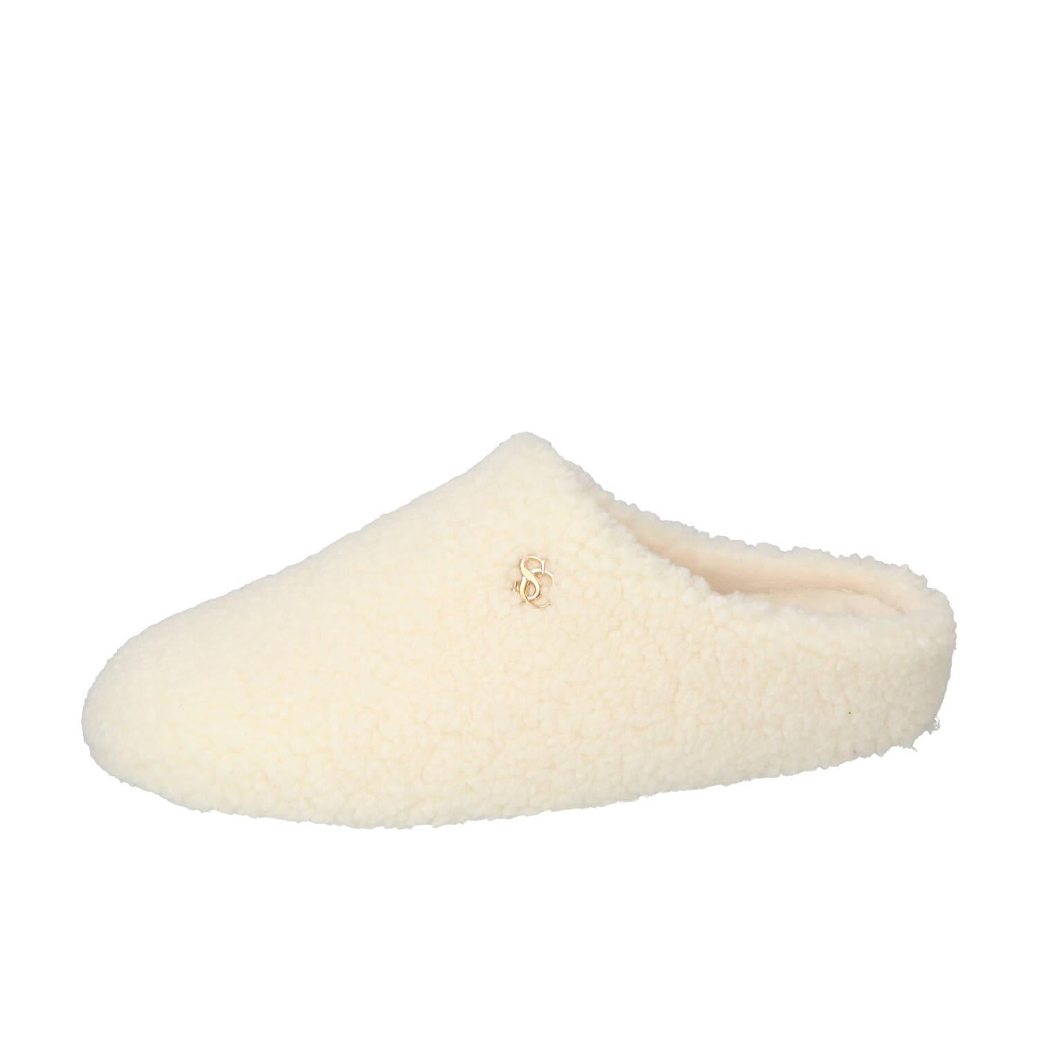Chaussons, blanc cassé